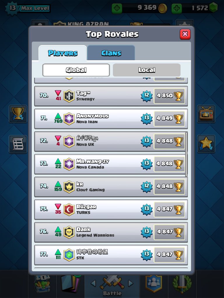 KRROYALE1's tweet photo. @MrTagUrPregnant @SurgicalGoblin @Cloutesports @ElecTr1fy1 @giocaccaviello #11global on king acc #74 on my main acc https://t.co/MKDlYoWwNw