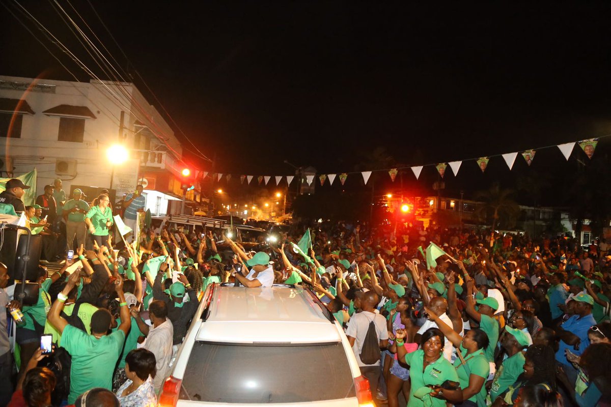 AndrewHolnessJM's tweet photo. Our #WECARE campaign is now in Ocho Rios.  We are ready Jamaica. https://t.co/3phWYbnr8R