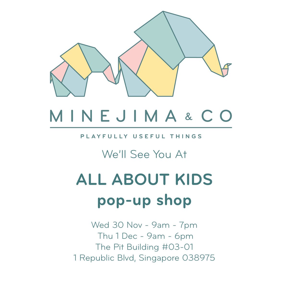 MinejimaCo's tweet photo. See you on Wed and Thu! Tell your friends! https://t.co/wrovbPk6WZ