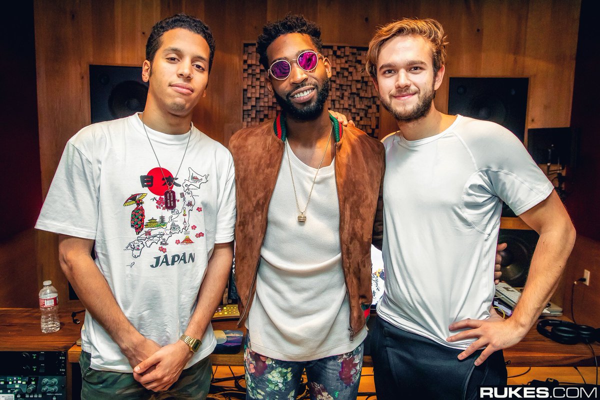 Zedd's tweet photo. With ma boyyyyyys @lophiile &amp; @TinieTempah 🎉 https://t.co/7SvP5ujLzy