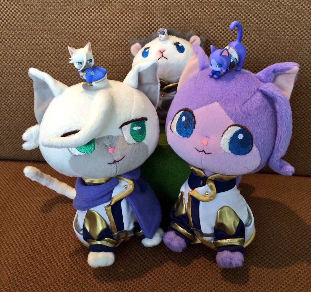 megahouse_tori's tweet photo. 【#メガホビEXPO】「3丁目のおるふぇんちゅ」ステージイベントにて大好評だった、ぬいぐるみ(※試作)を会場おるふぇんちゅコーナーにて参考展示メガ！ニャラルホルンも♪https://t.co/GixSIjv1Gc #おるふぇんちゅ https://t.co/2yUmwx8TD7