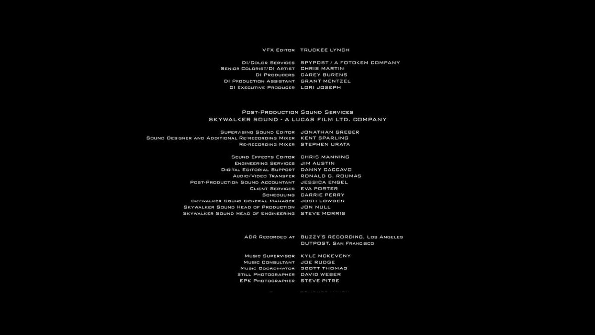 skysoundfanatic's tweet photo. The #skywalkersound credits from @PushingDeadFilm and that's not all I got from the director... https://t.co/91NzixOuYY
