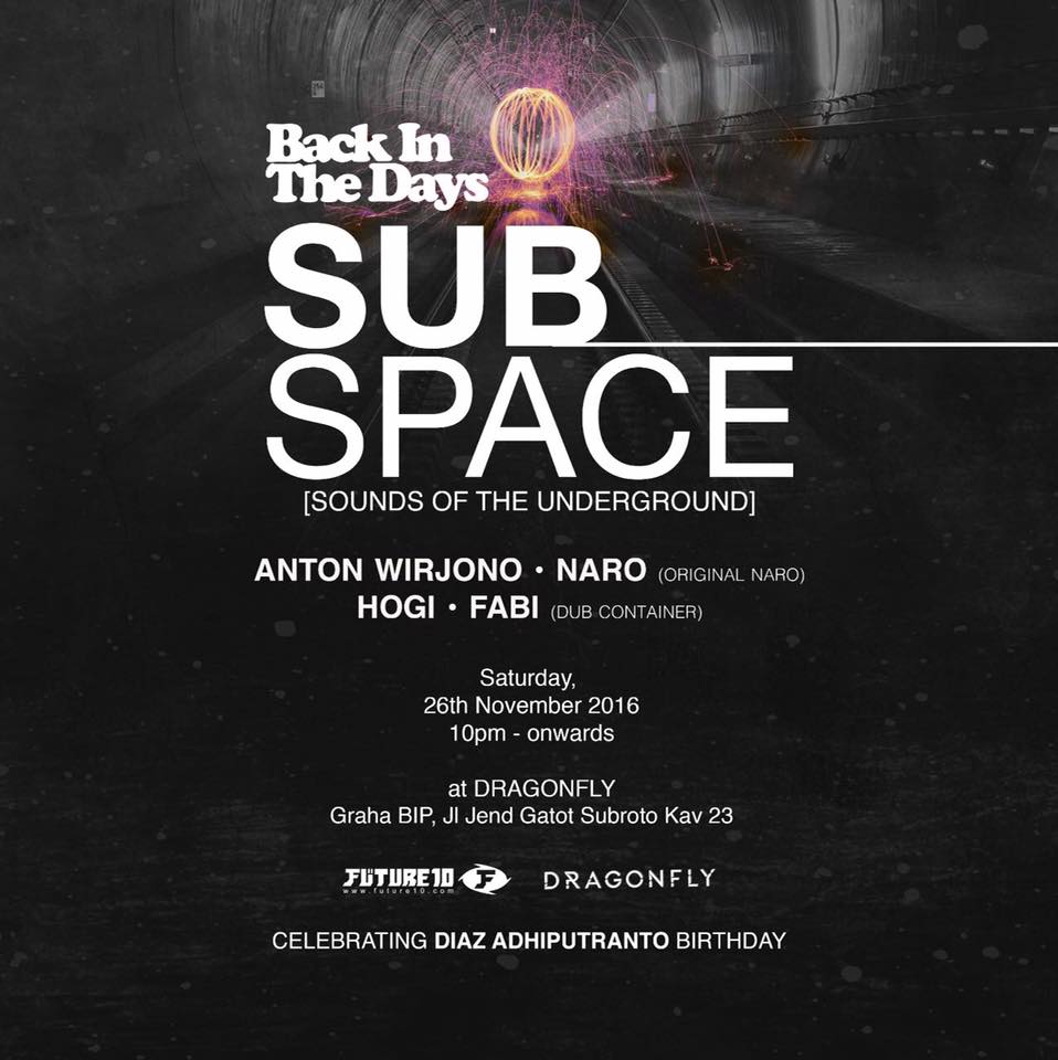 TheBeatJakarta's tweet photo. Back In The Days Sub Space tonight @clubDRAGONFLY with @AntonWirjono @hogiwirjono @Originalnaro #jakarta #clubbing https://t.co/X6YqcMrhRX