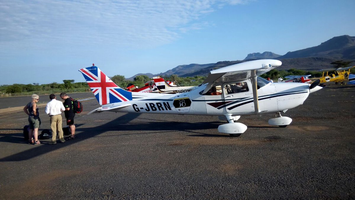 Sekuwom's tweet photo. Sample of the vintage planes at Lokichoggio airport @TurkanaLand @TurkanaCountyKE 
#TrueOrigin @WelcomeBackHome #TembeaTurkana @mwas_2 https://t.co/9EHCxRNNV2