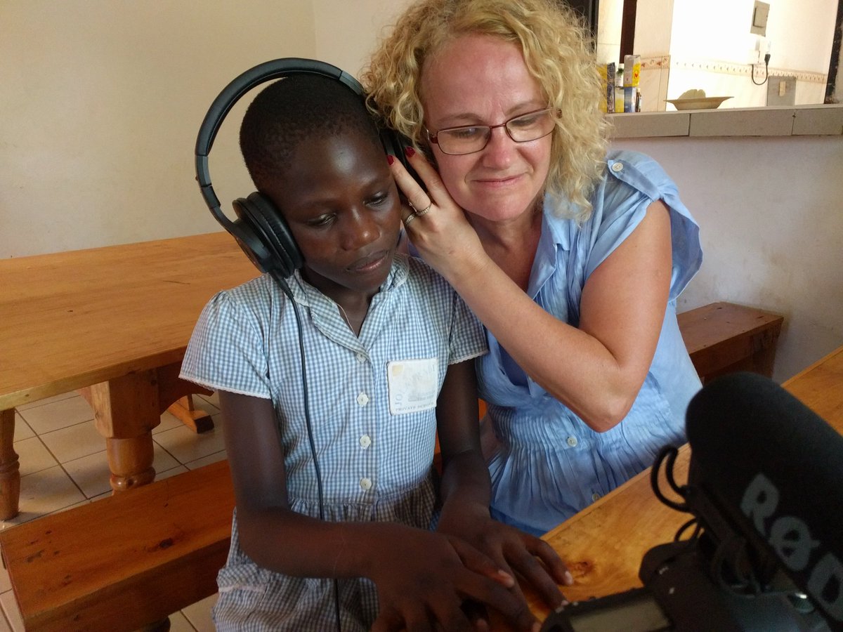 Busy day yesterday in Mombasa, Kenya filming for <a href="/educatethekids/">Educate The Kids</a> 
This is us finding some quiet in the orphanage to check the sound.