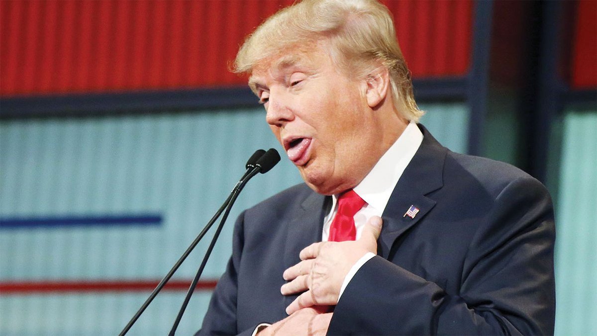 JohnRMoffitt's tweet photo. #LifeUnderTrump I understand that #Trump really hates any #TrumpPhoto that shows his #TrumpDoubleChin or simply makes him look stupid. https://t.co/fRSAsfY9J8