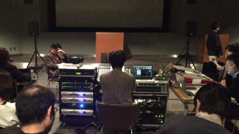 d_o_people's tweet photo. ただいま演奏中です。音を出している時は講堂の出入りができなくなるのでご注意下さい。#DOP2016 https://t.co/OV7tUr7gvW