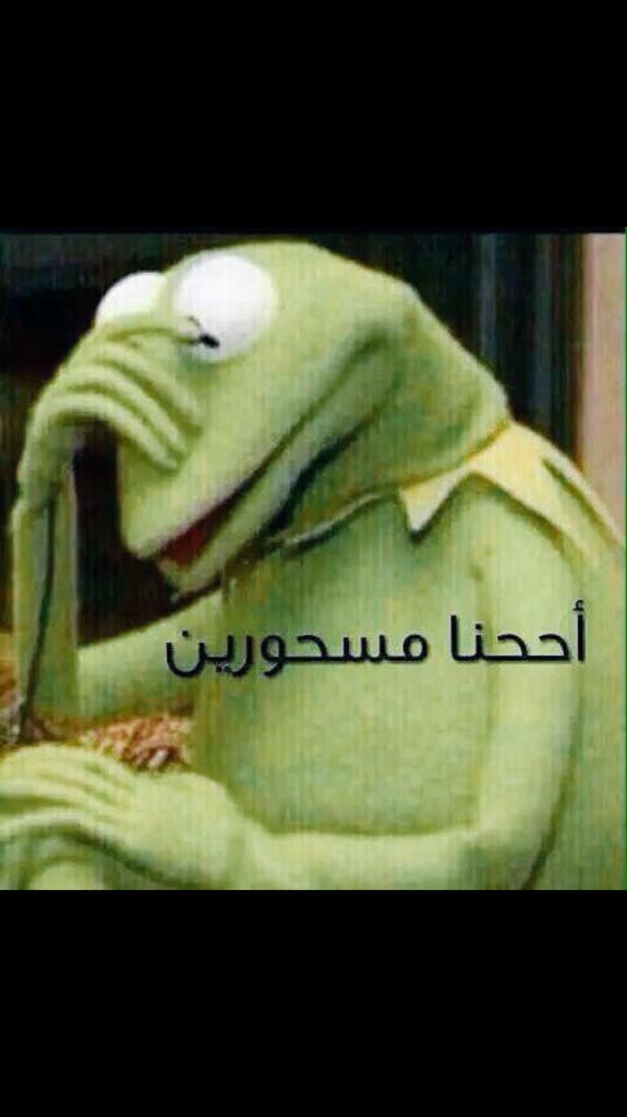 أيه أخبار الضفادع
 #جروس_راجع_يجدد_الموج