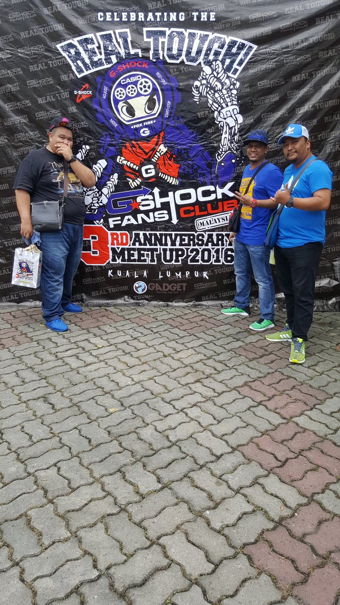 FitrahMahazis's tweet photo. #Gshockfansclub #GSFC #3rdanniversary #meetup2016 #lamansantai #istanabudaya https://t.co/Cy1Z3qPInQ