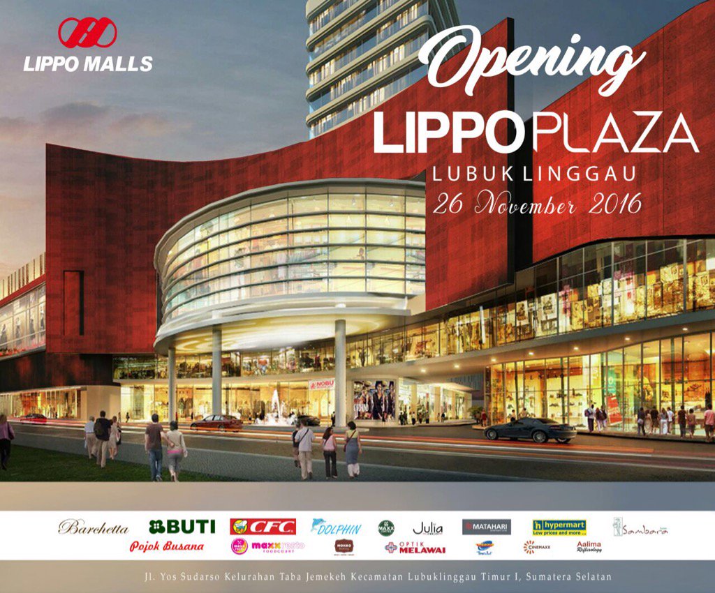 LippoMallPuri's tweet photo. Hi Happeners, we glad to inform that @LippoLinggau @LippoMalls is now officially open! https://t.co/5QOyWmmkAB