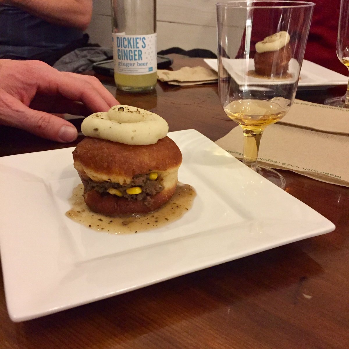 nancyrkw's tweet photo. @Cartemsdonuts You MUST have the shepherds pie doughnut on the menu (at Main St location at least) all the time! #sogood #wantversusneed 😍 https://t.co/TjkxHO80me