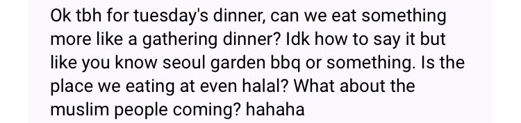 poprawkjuicy16's tweet photo. #confession30:
We are gonna meet at TP then dabao food from opp TP(there halal food too) and go back to TP to gather and eat :-))) https://t.co/jvLKXdI8np