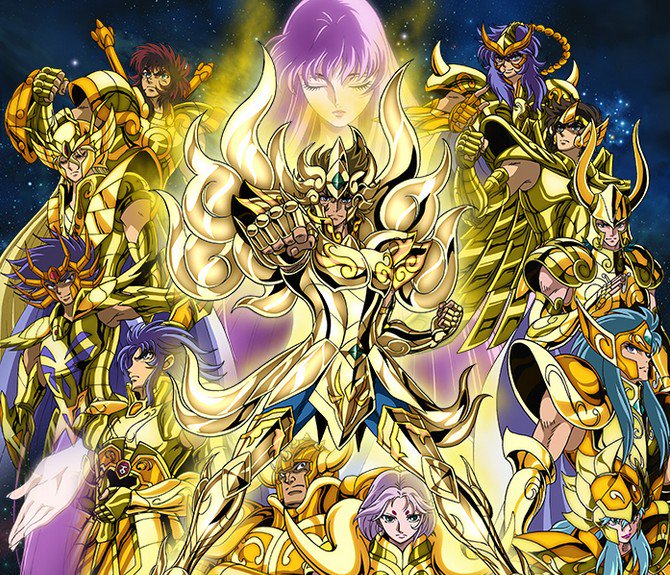 今日の聖闘士星矢解説 黄金聖闘士(ゴールドセイント)。その名の通り