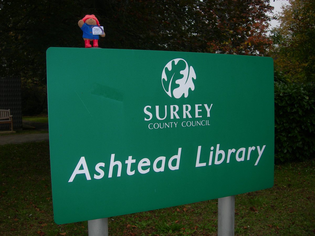 Someone's escaped from <a href="/GuildfordLib/">Guildford Library</a>! See you <a href="/AshteadLibrary/">Ashtead Library</a> today! We're open 9.30-5 bit.ly/2eS5GM6 #Ashtead <a href="/AshteadSurrey/">Ashtead, Surrey</a>