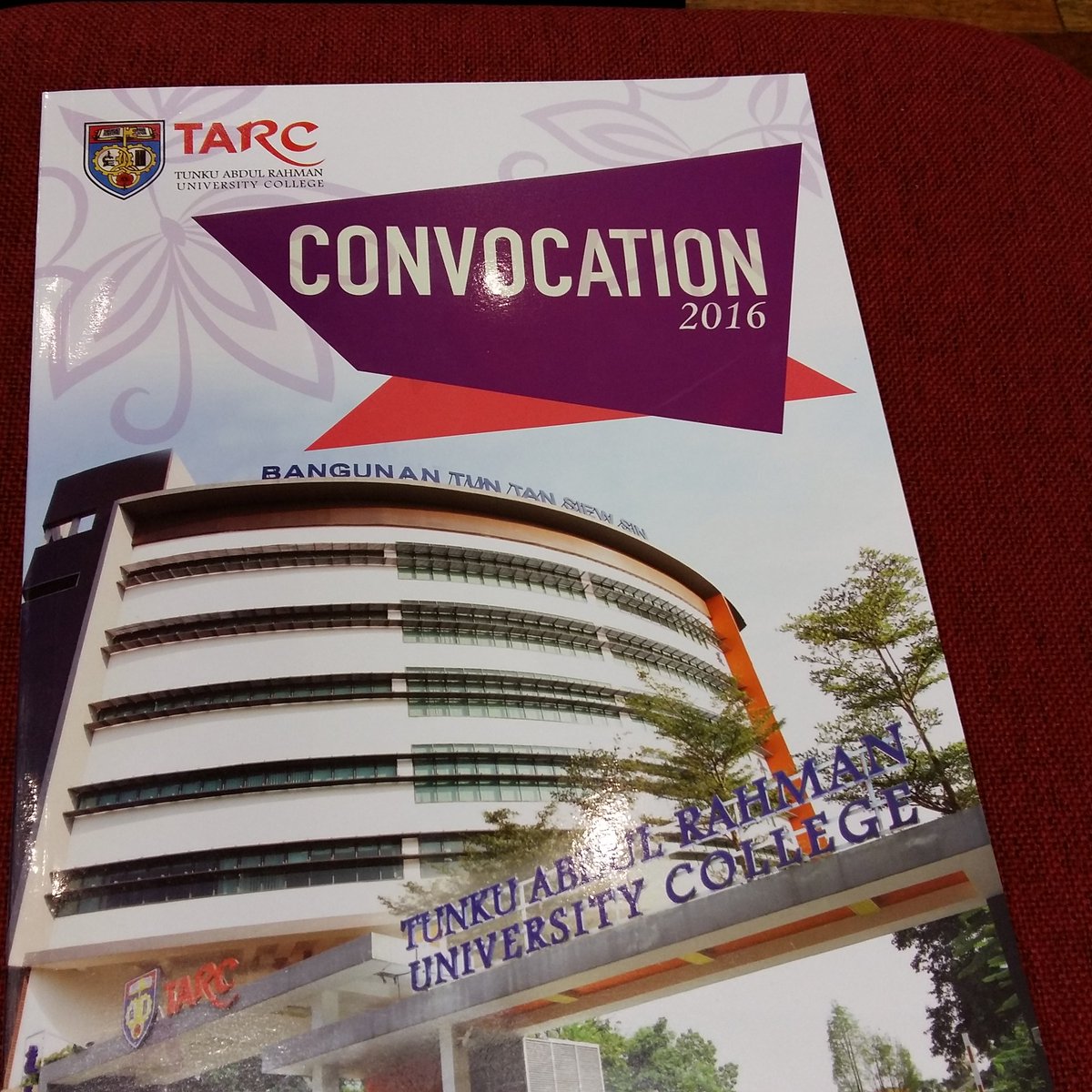Vilashinig's tweet photo. At TAR University College Convocation 2016 https://t.co/D6GZD6m3aw
