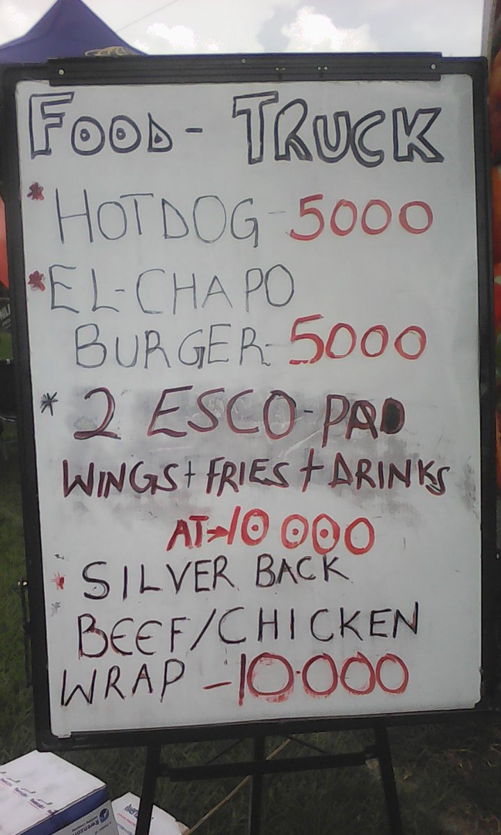 KampalaBeerFest's tweet photo. The @krustykrabft is here!! El- chapo burgers and hotdogs galore! #KBF16 #PartyInColour https://t.co/2Az9n0lIIt
