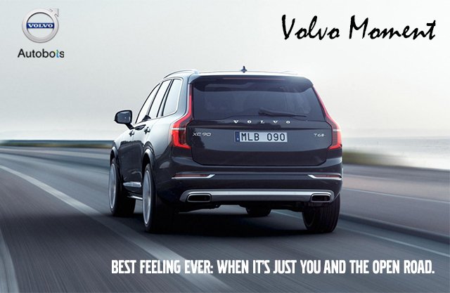 AutobotsVolvo's tweet photo. #VolvoXC90: Your companion for long drive.
#Volvo | #VolvoXC90 | #VolvoMoment | #AutobotsVolvo https://t.co/Jk96XCc2eV