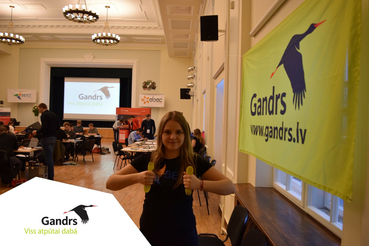 BEST_Riga's tweet photo. Gandrs ir sagatavojis lieliskas dāvanas dalībniekiem brīvā dabā! #Gandrs #EBEC https://t.co/qJzPHXV4JF