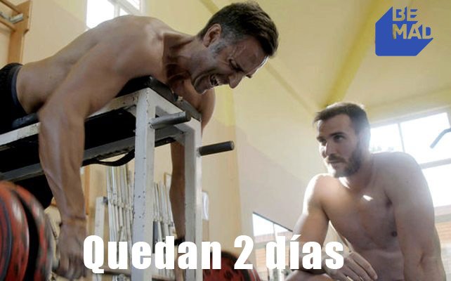 2 días para que comience nuestra aventura con <a href="/RafaLomana/">Rafa Lomana</a> y <a href="/Saul_Craviotto/">Saúl Craviotto</a> en <a href="/BeMad_TV/">Be Mad</a>