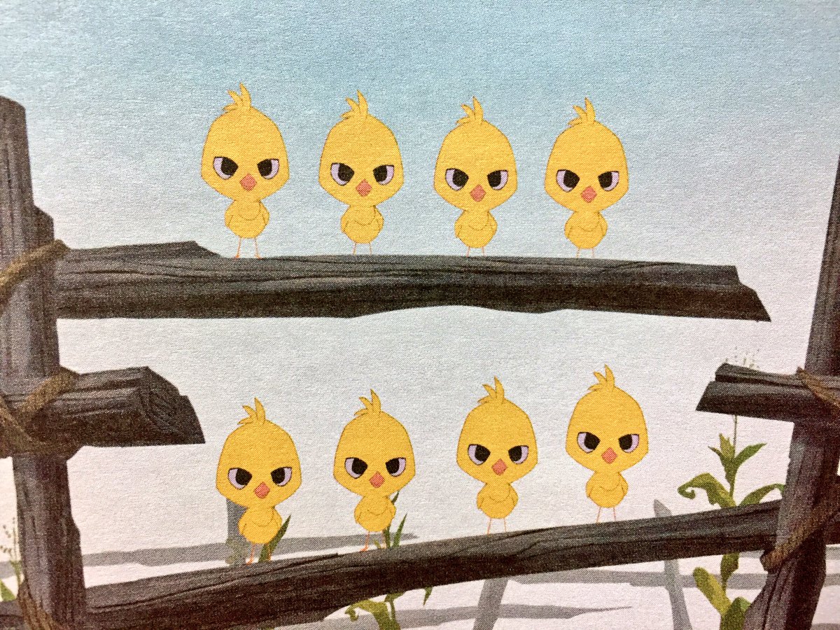 アラジン Pe Twitter ホーム オン ザ レンジ 04 街へ旅に出るマギーとグレイスについて行くことが ミセス キャロウェイの務めだと説得するには じーっと見つめる ヒヨコちゃんたちの冷ややかな視線だけで十分です T Co 4xadwv3okb