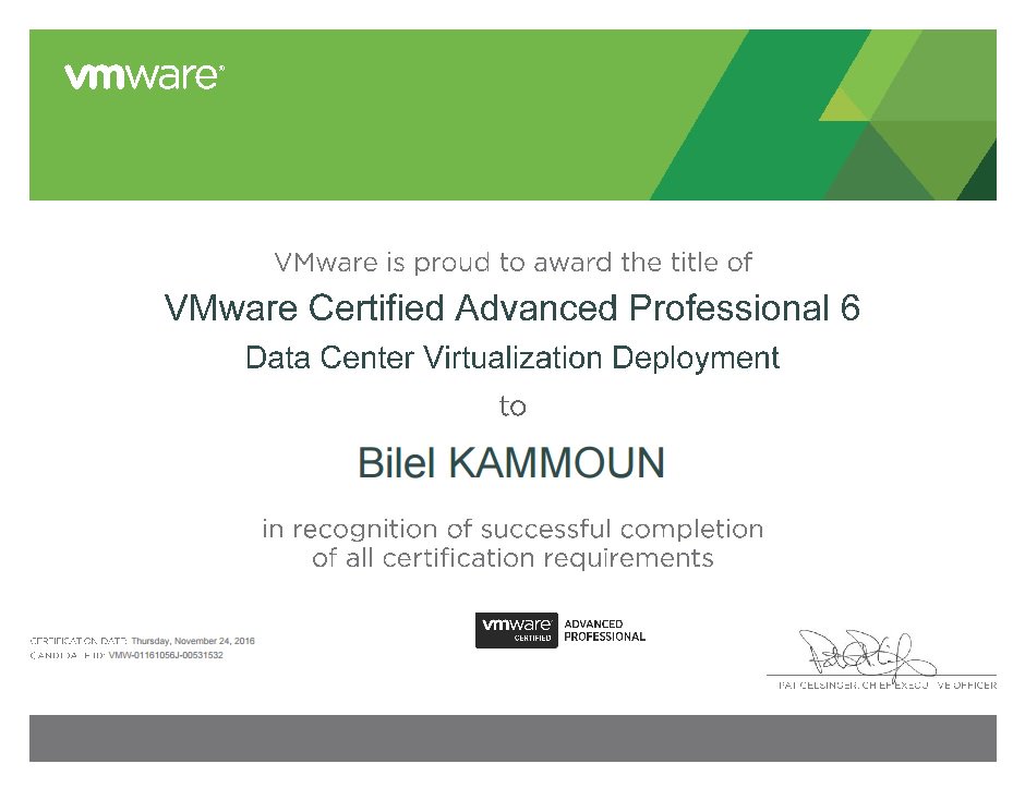 BILKAM2's tweet image. Passed the #VCAP6-DCV Deploy and successfully unlocked the #VCIX6-DCV
