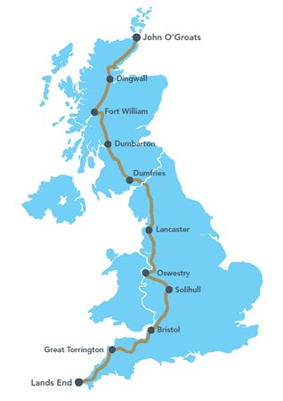 Tomorrow, our team are cycling this distance at Sainsbury's in Bridgend! If you're near, pop in and say hi!