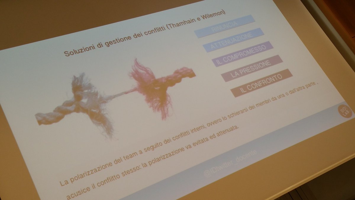 SFratticci's tweet photo. Come gestire i conflitti all'interno del #team
#DoLabPM #ProjectManagement https://t.co/yoUrOQytb9