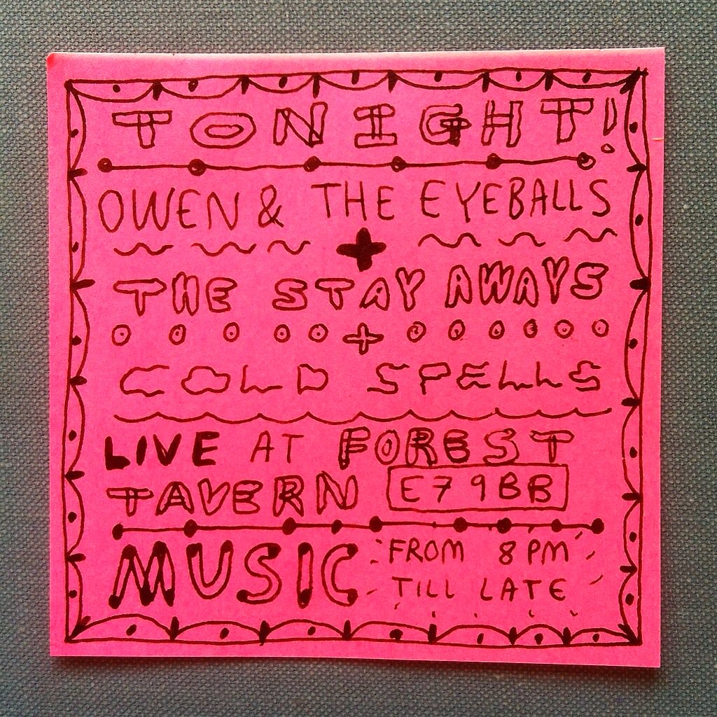 LONDON! If you missed us on Thurs! Don't worry you can see us tonight <a href="/ForestTavern/">Forest Tavern</a> along with with The Stay Aways + <a href="/TheColdSpells/">The Cold Spells</a> WOOP!