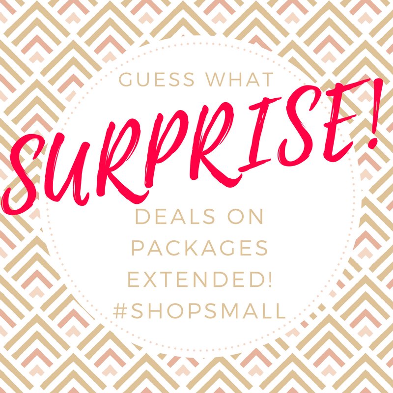 Surprise! Deals extended on select packages through Small Business Saturday. #ShopSmall #Pilates #Petoskey #HarborSpringsMI