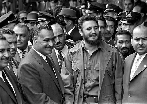 sajjeling's tweet photo. Gamal Abdul Nasser and Fidel Castro in 1960. #FidelCastro https://t.co/x8KG6m62uV