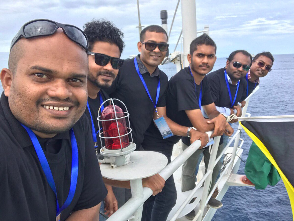 MCTCOmv's tweet photo. #MCTCO Team Visiting China Research Vessel - @midh_am @RifauMP https://t.co/8J9CHIi1V0