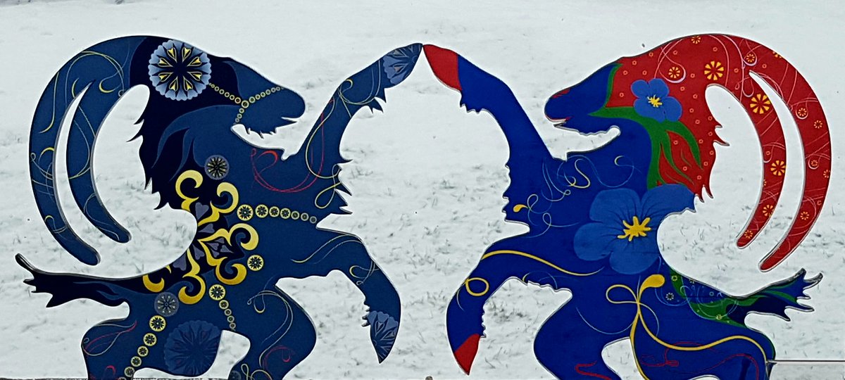 Arenholm's tweet photo. #bockogram Se här ståtliga bockarna från Hälsingland står hemma hos mig. Plexiart by @tinterova @halsingebocken .@Gavlebocken https://t.co/Yu0DSez0Un