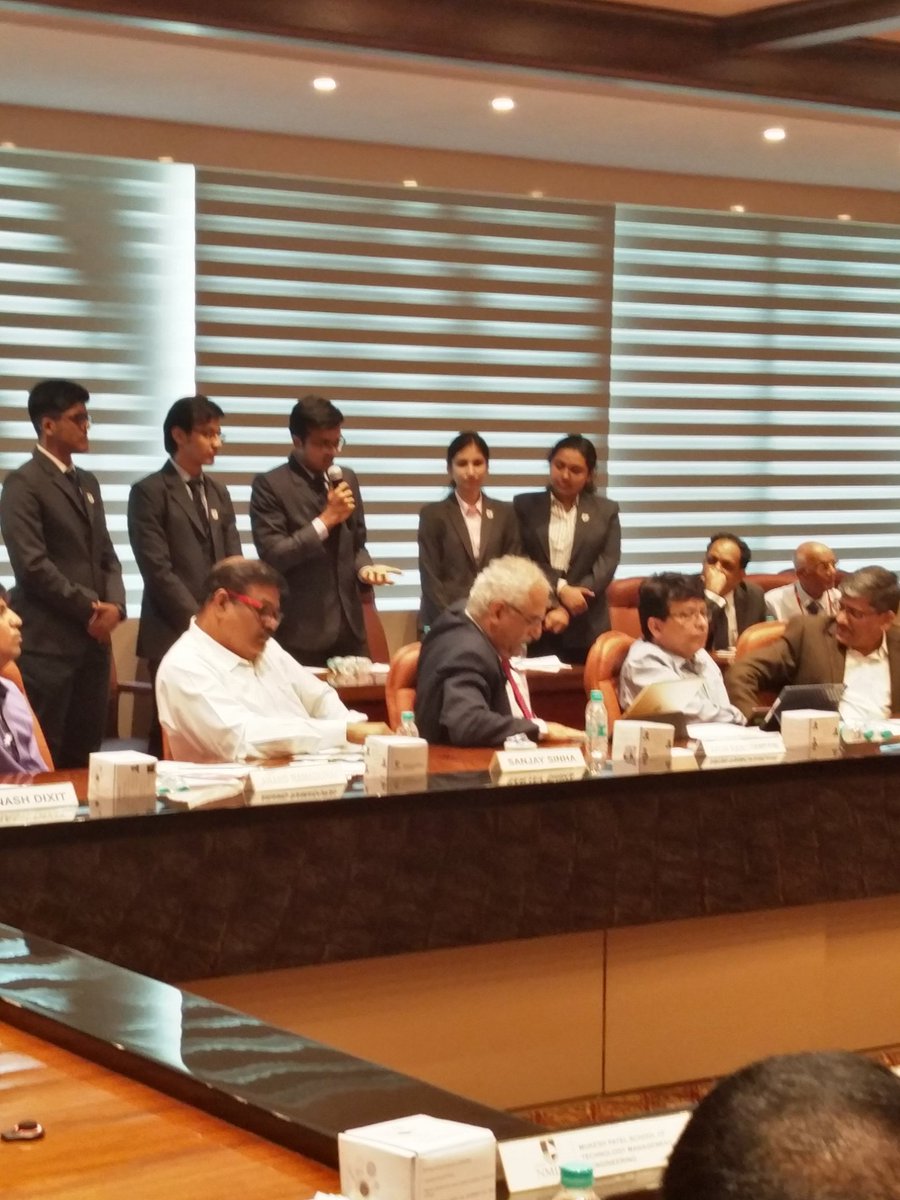 nmims_india's tweet photo. The panel is now answering questions from students of Operations Project and Infrastructure Management at #MPSTME  #RTC2016 #RTCMPSTME https://t.co/oUvLxsCBIS