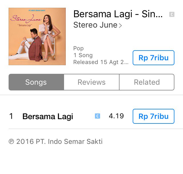 Hai! udh download Bersama Lagi - <a href="/stereojuneID/">IG : StereoJune</a> (<a href="/vabyramauriz/">Vabyra Mauriz</a> <a href="/DennisJojada/">DennisJojadaTjoa</a>) di <a href="/iTunes/">iTunes</a> ? itun.es/id/XCbmeb