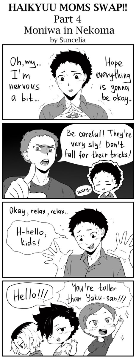 #Haikyuu moms swap!!
Moniwa in Nekoma 
