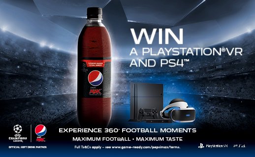 myLondis's tweet photo. Don't forget to enter to #WIN a Virtual Reality headset &amp; PS4 Bundle from our friends @PepsiMaxUK! Visit @myLondis for more info. Good luck! https://t.co/xneYU6j8UV