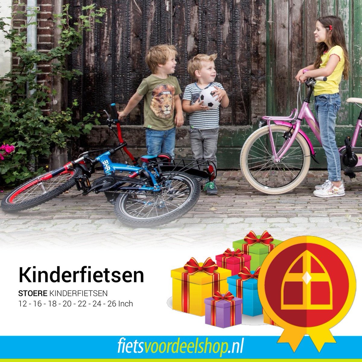 fietsvoordeel's tweet photo. Sint en Piet die wisten wel, wat ze moesten geven aan onze...Stoer en veilig op avontuur. Bekijk ze hier: https://t.co/eBpcW1IPMa https://t.co/F3KHHxAIA2