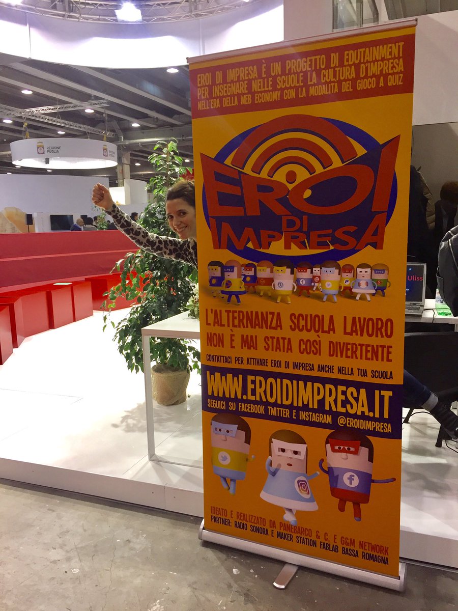 Innovatori d'impresa (@we4italy) on Twitter photo Anche oggi allo stand <a href="/unioncamere/">Unioncamere</a> a #joborienta vi aspettano gli <a href="/eroidimpresa/">Eroi di Impresa</a>! Pronti per la sfida?! #JobUnioncamere Anche oggi allo stand <a href="/unioncamere/">Unioncamere</a> a #joborienta vi aspettano gli <a href="/eroidimpresa/">Eroi di Impresa</a>! Pronti per la sfida?! #JobUnioncamere