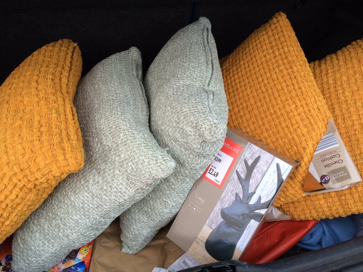 When you nip to <a href="/AldiUK/">Aldi Stores UK</a> for some melon and come out with cushions and a stag ornament!
