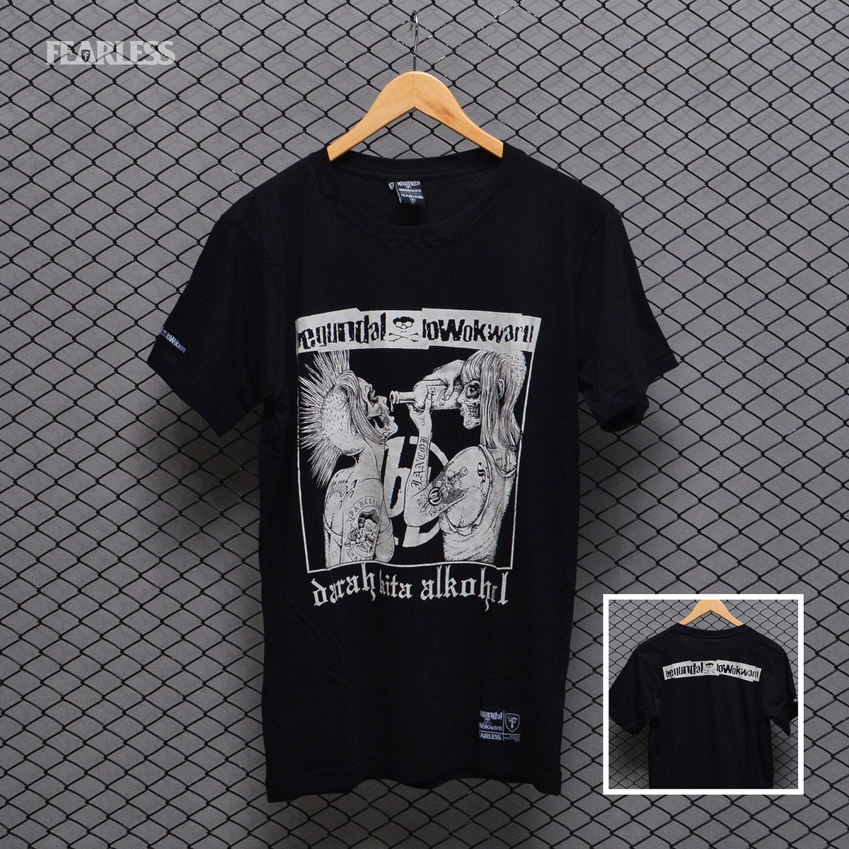 TEES DARAH ALKOHOL | 125K | FOR ORDER : 081252160073 | PIN : F34RLESS | OFFICIAL LINE @ FEARLESSMERCH