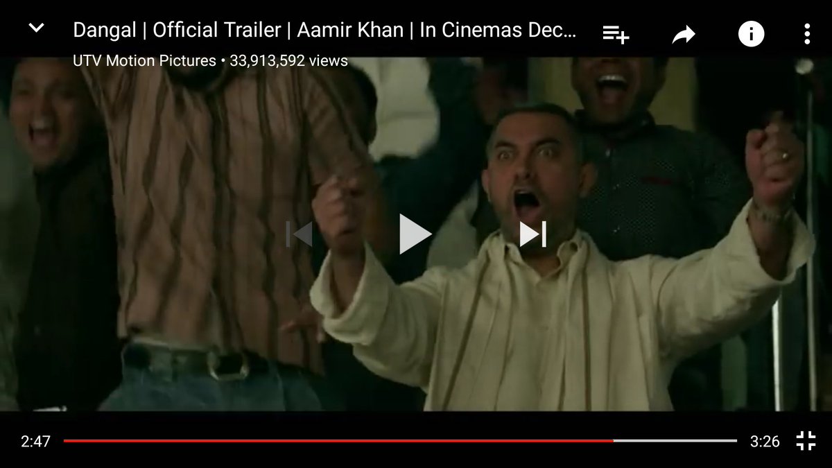 This is how I reacted when Kavya got Gold in Judo. <a href="/aamir_khan/">khan saab 🥰</a>  #Dangal  Thank you @Vibgyorhigh