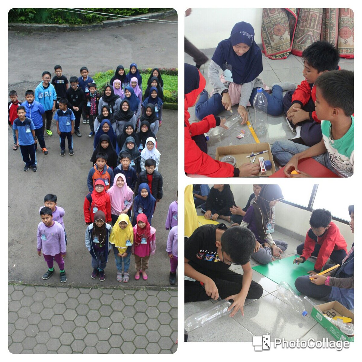 dhischool's tweet photo. STEM Camp I: making water rocket https://t.co/HfE0tOvCEo