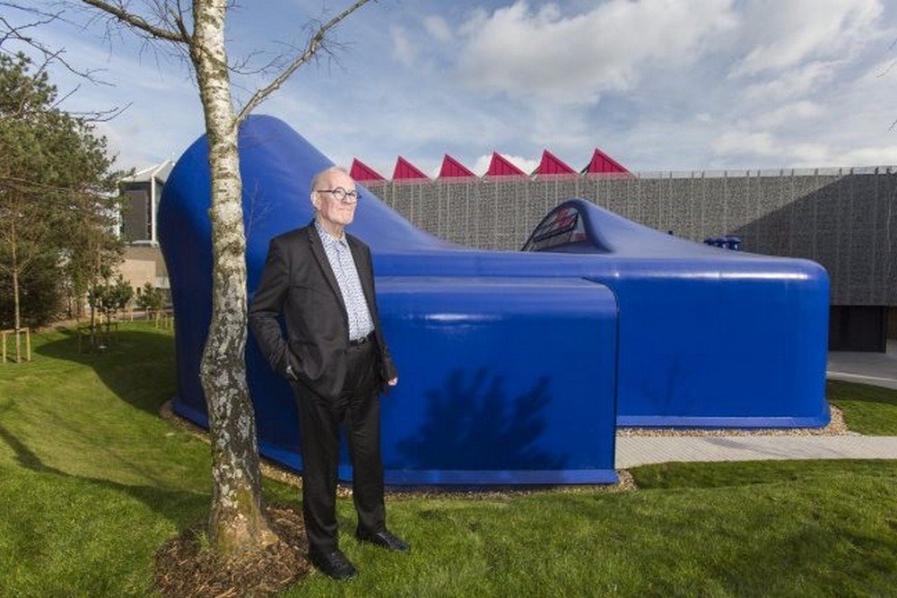 e_architect's tweet photo. Professor Sir Peter Cook RA 
https://t.co/mpKybdGM4d
#SirPeterCook Celebrates 80th Birthday at Arts #University #Bournemouth https://t.co/pt7uvuKiAp