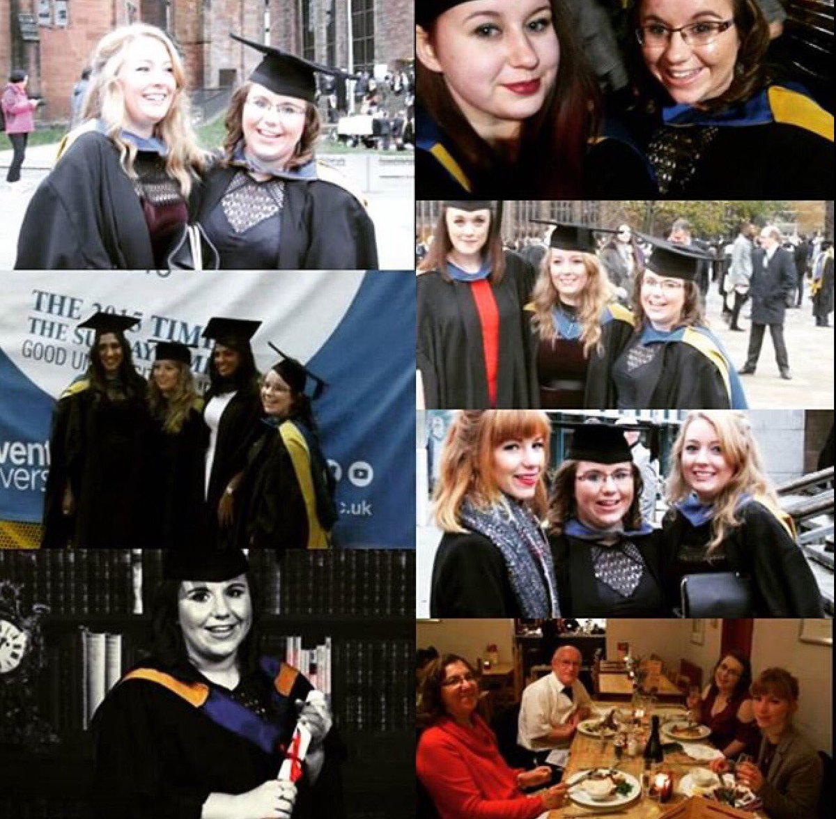 mumsmidlifesaga's tweet photo. Great day #CovGraduation with @rachelcjackson my 1st class daughter and friends ... Coventry cathedral evocative setting ... https://t.co/R2MAVnGZol
