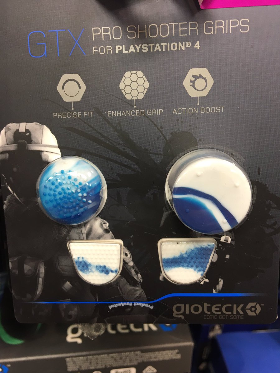 GAMEClydebank's tweet photo. Customise your PlayStation controller in store with our range of GTX controller grips! #playstation #sony #GAME https://t.co/6GzRsaGe3u