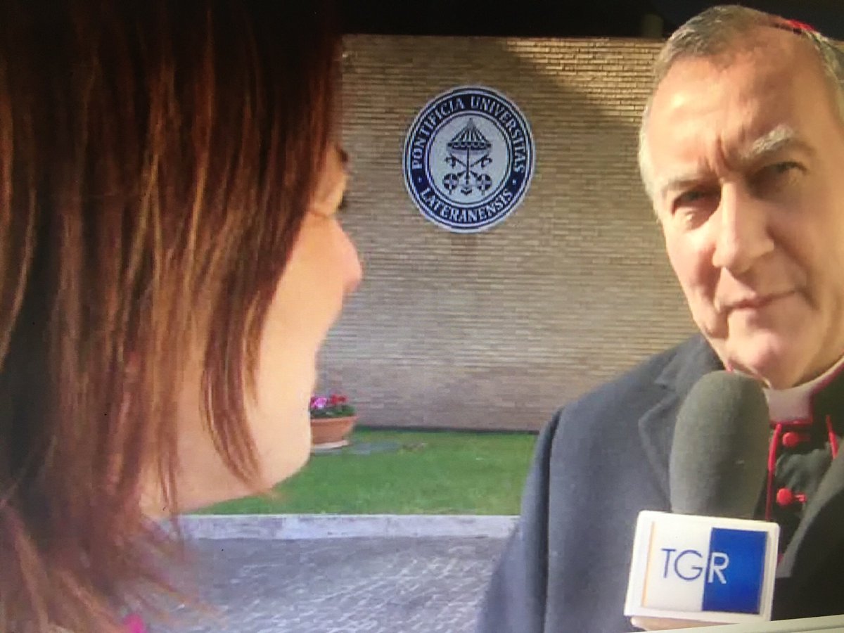 H. 13.30 <a href="/RaiTre/">Rai3</a> mia intervista <a href="/GiubileoTgrRai/">GiubileoTgrRai</a> al Segretario di Stato <a href="/vatican_va_it/">Vatican.va</a> Parolin "15milioni di pellegrini a Roma x Anno Santo".