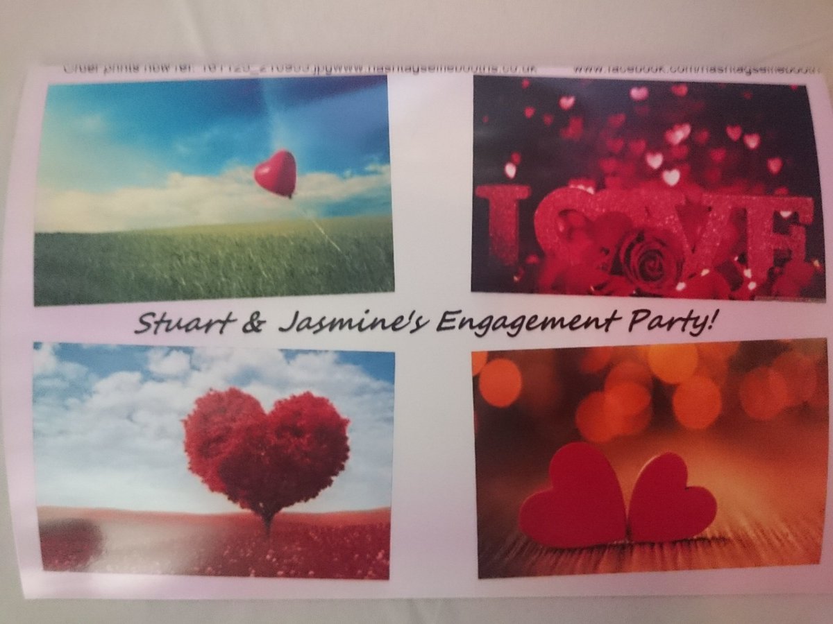 Fantastic night last night #celebrating for an #engagement.  Gorgeous #love themed #greenscreen.  Book now from £200.  #Kent #photobooth