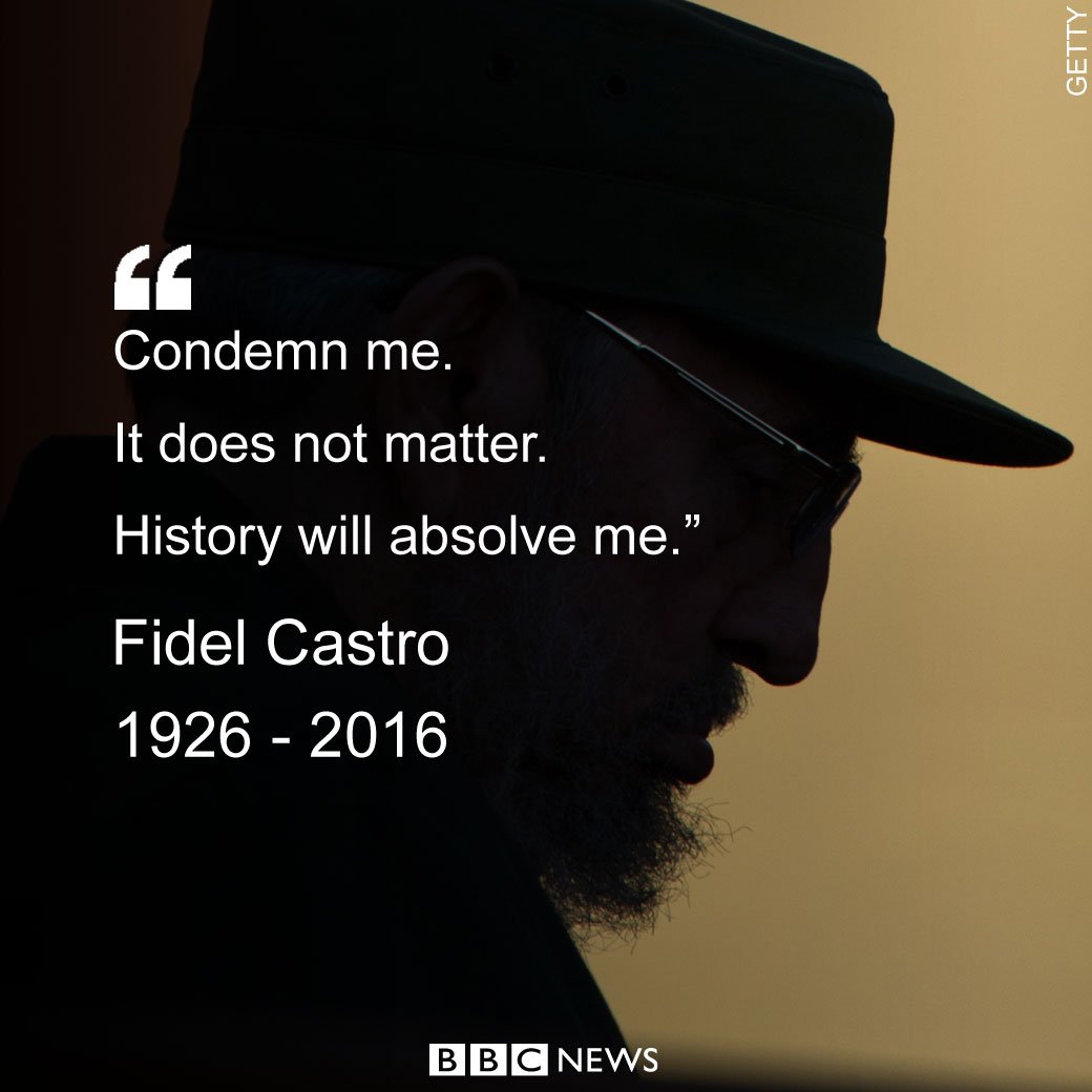 BBCWorld's tweet image. The beard, cigar &amp;amp; military fatigues - how Fidel Castro became a global icon 

bbc.in/2grJM2P