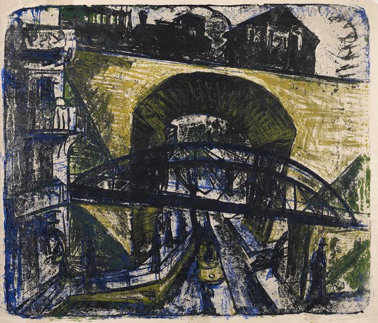 Expressionists_'s tweet photo. Can't get enough Kirchner: Berlin, 1915 - Stadtbahnbogen https://t.co/Am6MVvJPkN