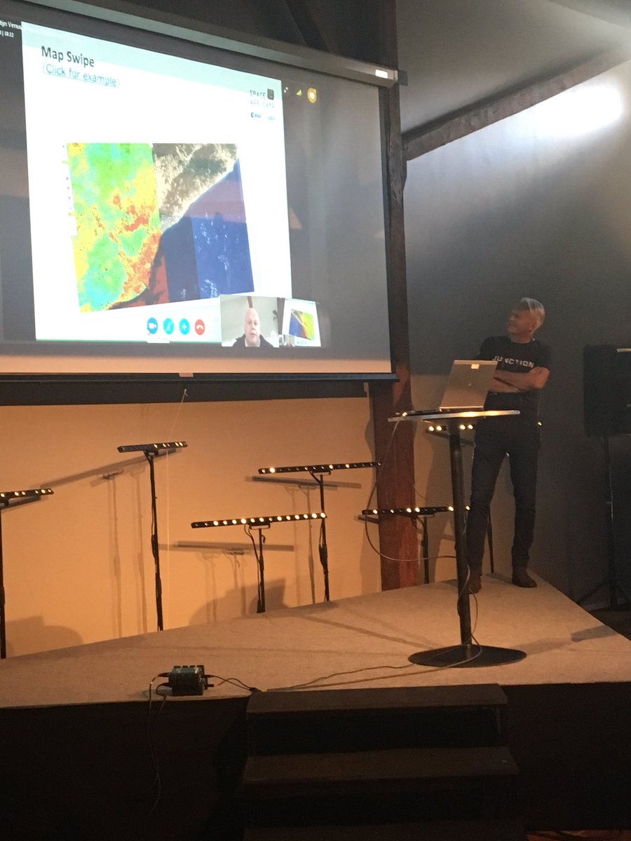 Space4Europe's tweet photo. Wow! Rare silence... all eyes on @esa  Valentine Venus, how to use @ESA_EO data. Inspiring future #spaceminds @hackJunction #downtoearth https://t.co/XtSp9KNt2E